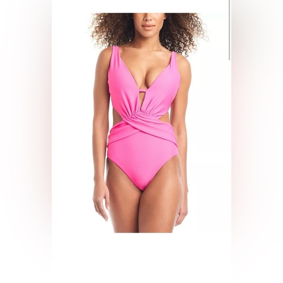 - NWT Bar III
Women's Draped Monokini Swimsuit XL - Picture 1 of 3